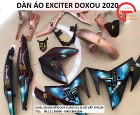 DÀN ÁO EXCITER DOXOU 2020 CHÍNH HÃNG YAMAHA